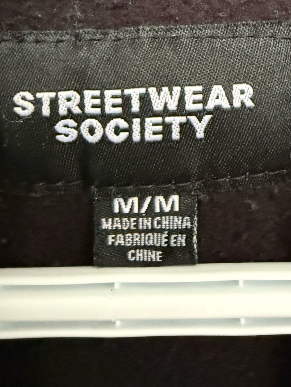 Streetwear Society Black Crewneck Hoodie with Side Lace-Up - Picture 3 of 3